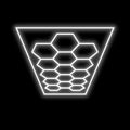 15 Hexagonal Light Set with Border