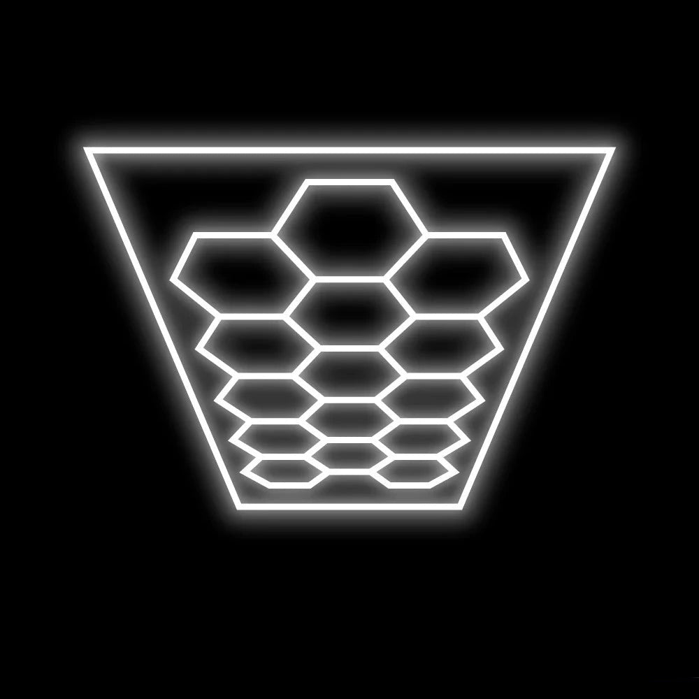 15 Hexagonal Light Set with Border